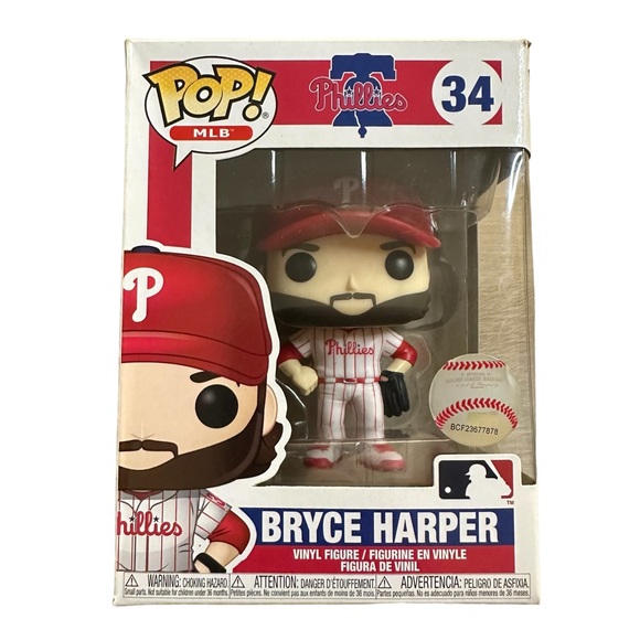Funko Other Nib Bryce Harper 34 Mlb Philadelphia Phillies Funko Pop